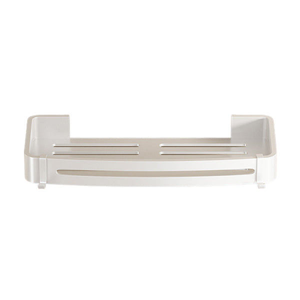 Lisslune | Modern white finish bathroom shelf rectangular & triangle bathroom hardware set