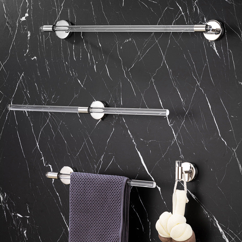 Lisslune | Modern Bathroom Accessory Set Towel Bar Silver/Gold/Black Bathroom Accessories