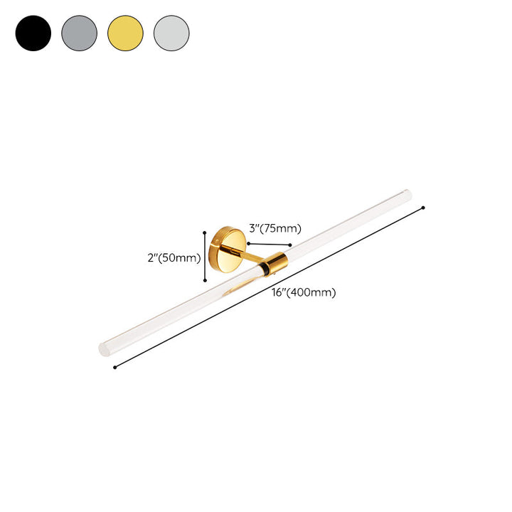 Lisslune | Modern Bathroom Accessory Set Towel Bar Silver/Gold/Black Bathroom Accessories