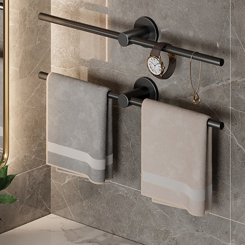 Lisslune | 2-piece modern bathroom accessory set towel bar made of stainless steel