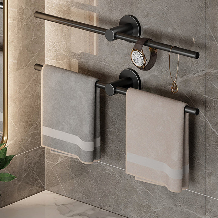 Lisslune | 2-piece modern bathroom accessory set towel bar made of stainless steel
