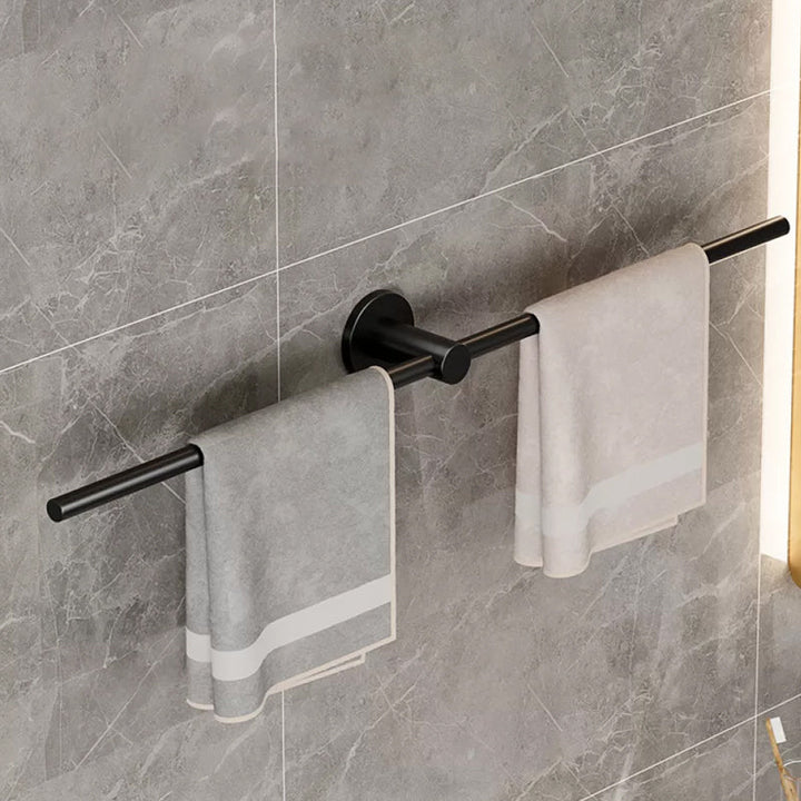 Lisslune | 2-piece modern bathroom accessory set towel bar made of stainless steel
