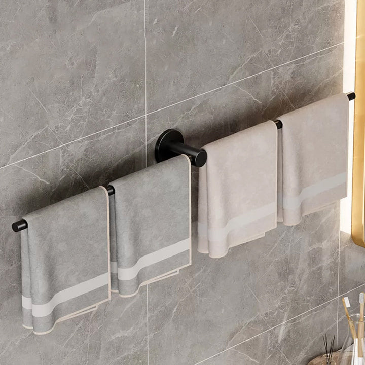 Lisslune | 2-piece modern bathroom accessory set towel bar made of stainless steel