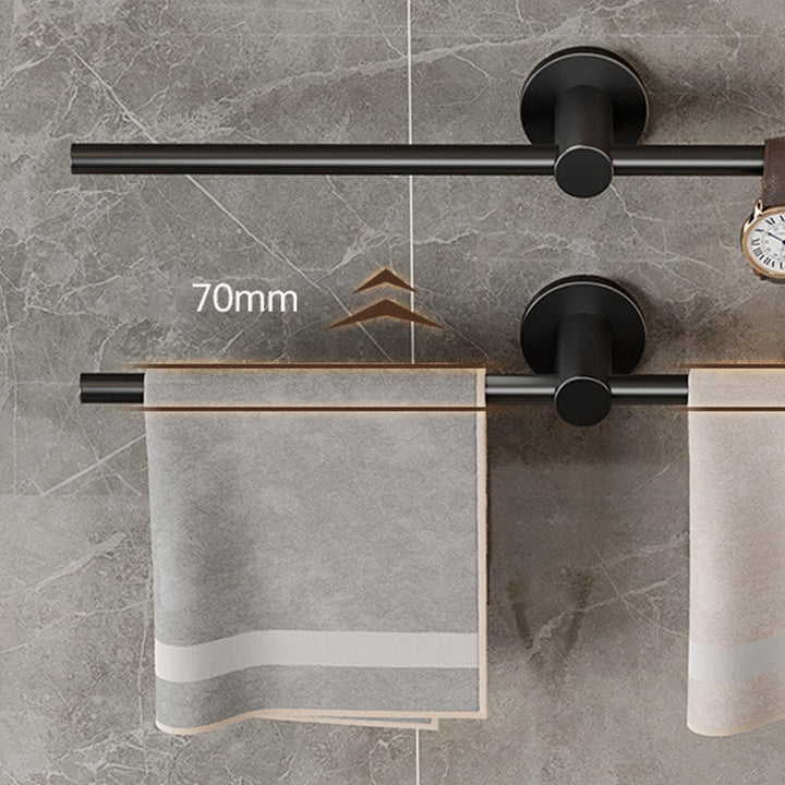 Lisslune | 2-piece modern bathroom accessory set towel bar made of stainless steel