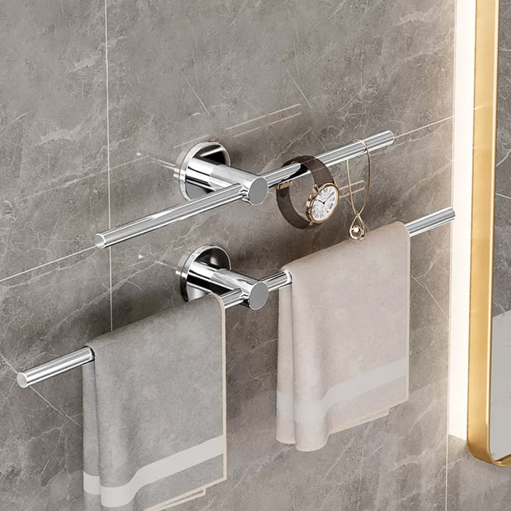 Lisslune | 2-piece modern bathroom accessory set towel bar made of stainless steel