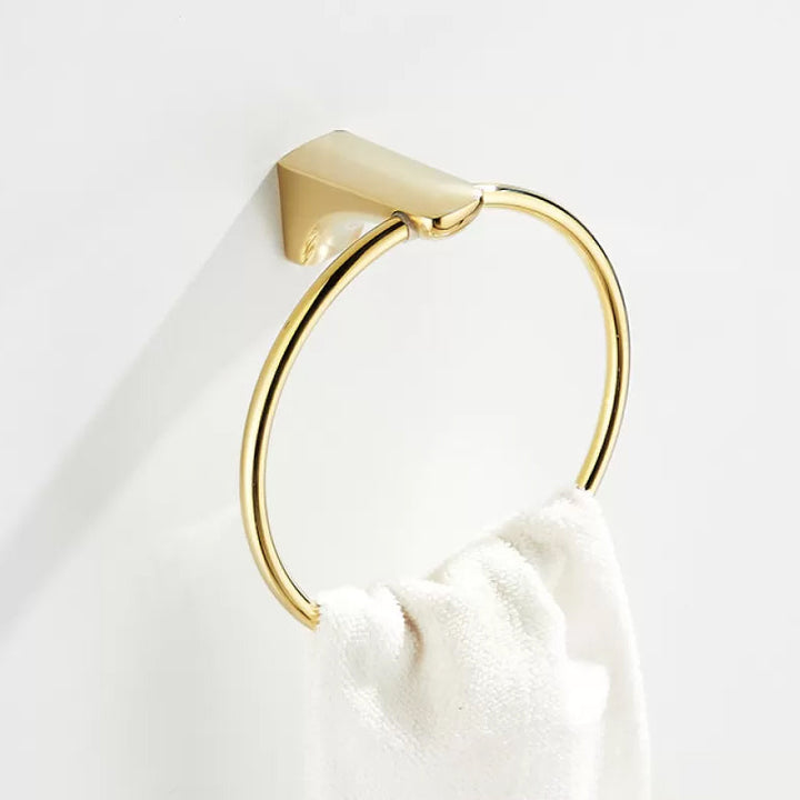 Lisslune | Traditional Bathroom Faucets Gold Bath Shelf Bathroom Accessory Set