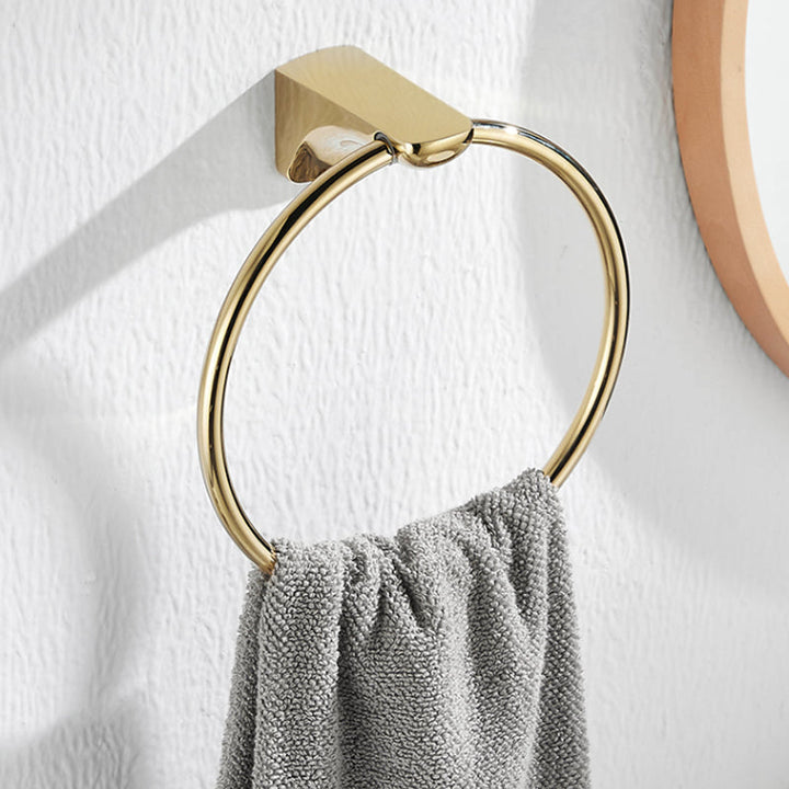 Lisslune | Traditional Bathroom Faucets Gold Bath Shelf Bathroom Accessory Set