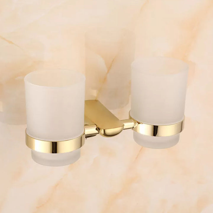Lisslune | Traditional Bathroom Faucets Gold Bath Shelf Bathroom Accessory Set
