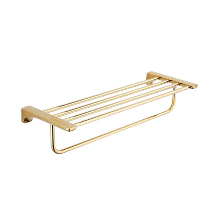 Lisslune | Traditional Bathroom Faucets Gold Bath Shelf Bathroom Accessory Set