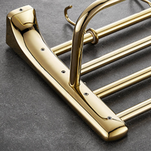 Lisslune | Traditional Bathroom Faucets Gold Bath Shelf Bathroom Accessory Set