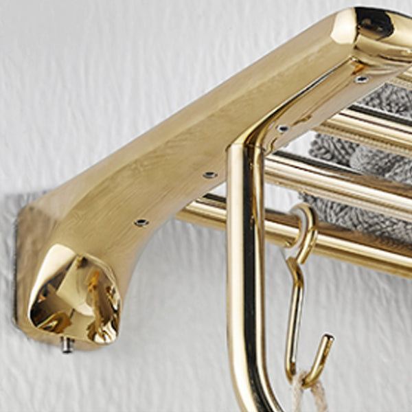 Lisslune | Traditional Bathroom Faucets Gold Bath Shelf Bathroom Accessory Set