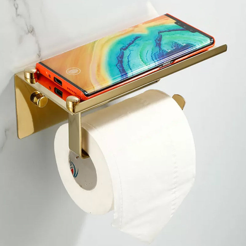 Lisslune | Traditional Bathroom Faucets Gold Bath Shelf Bathroom Accessory Set