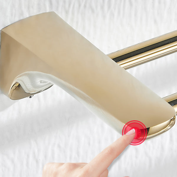 Lisslune | Traditional Bathroom Faucets Gold Bath Shelf Bathroom Accessory Set