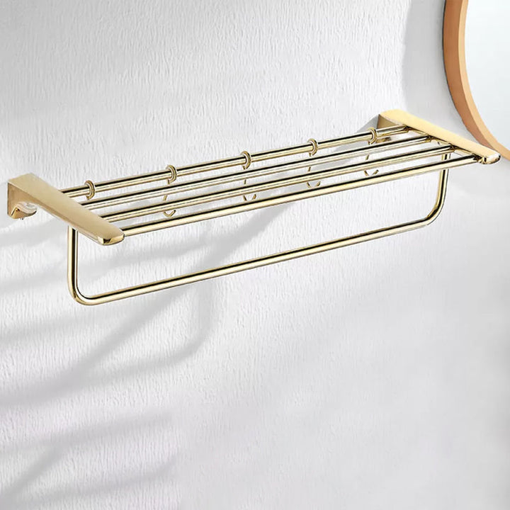 Lisslune | Traditional Bathroom Faucets Gold Bath Shelf Bathroom Accessory Set