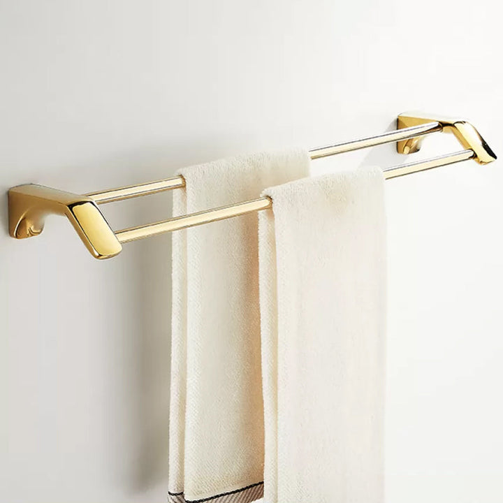 Lisslune | Traditional Bathroom Faucets Gold Bath Shelf Bathroom Accessory Set