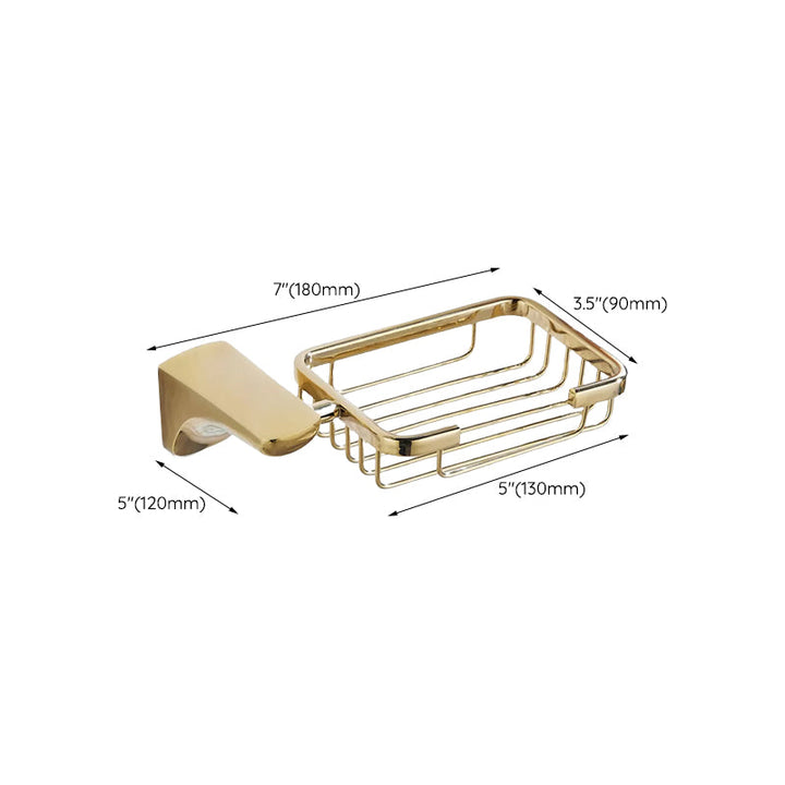 Lisslune | Traditional Bathroom Faucets Gold Bath Shelf Bathroom Accessory Set