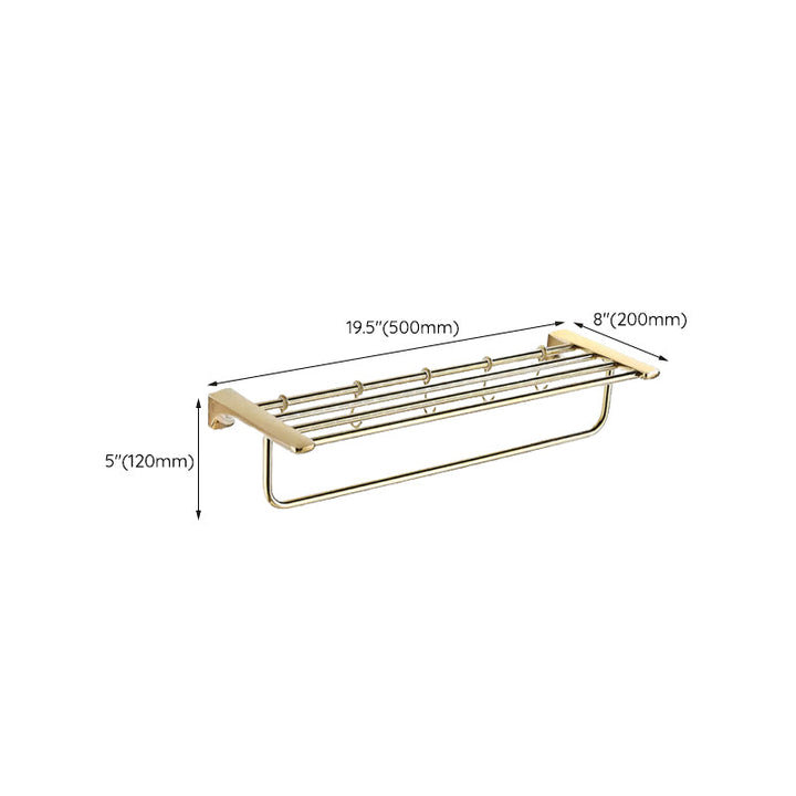Lisslune | Traditional Bathroom Faucets Gold Bath Shelf Bathroom Accessory Set