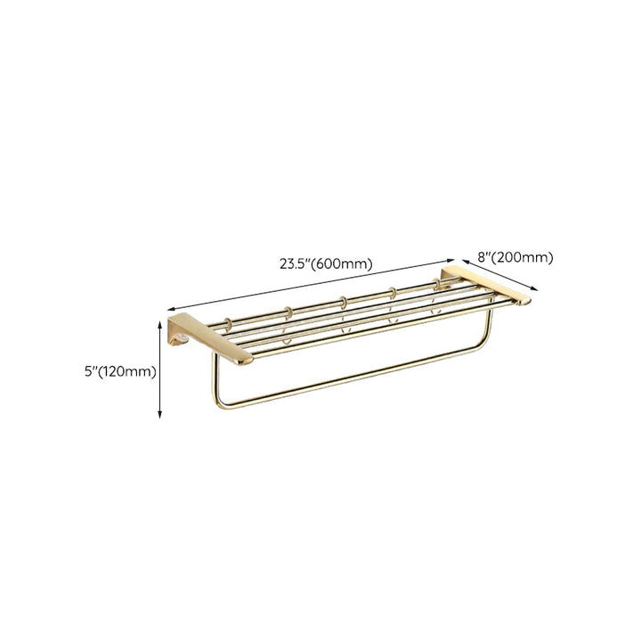 Lisslune | Traditional Bathroom Faucets Gold Bath Shelf Bathroom Accessory Set