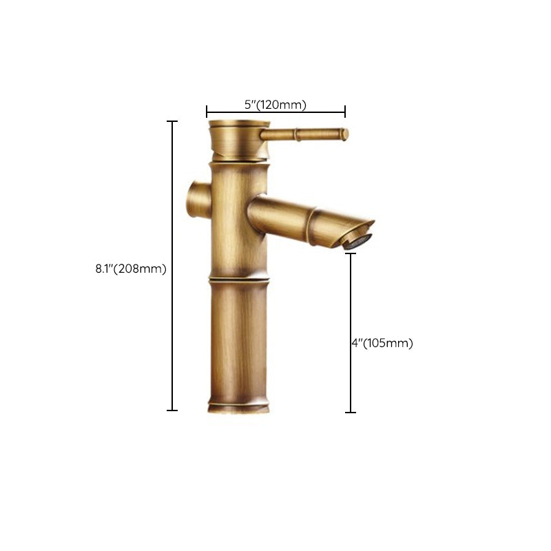 Lisslune | Country House Vessel Faucet Brass Lever Handles Waterfall Spout Basin Faucet