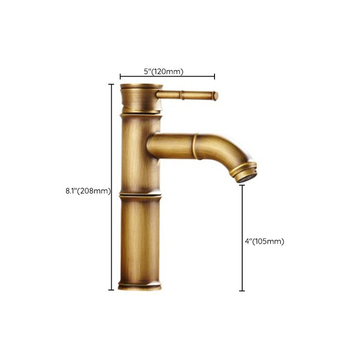 Lisslune | Country House Vessel Faucet Brass Lever Handles Waterfall Spout Basin Faucet