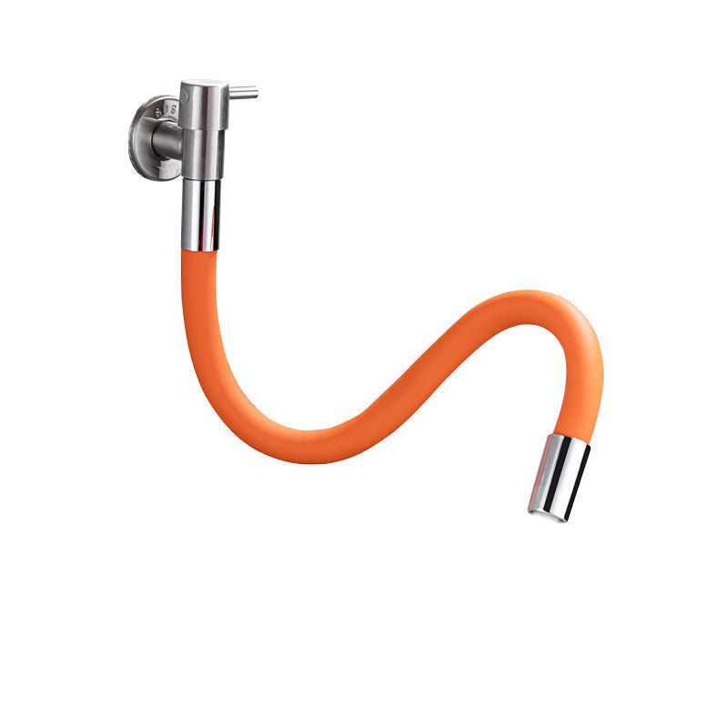 Lisslune | Contemporary wall-mounted bathroom faucet with lever handles made of stainless steel