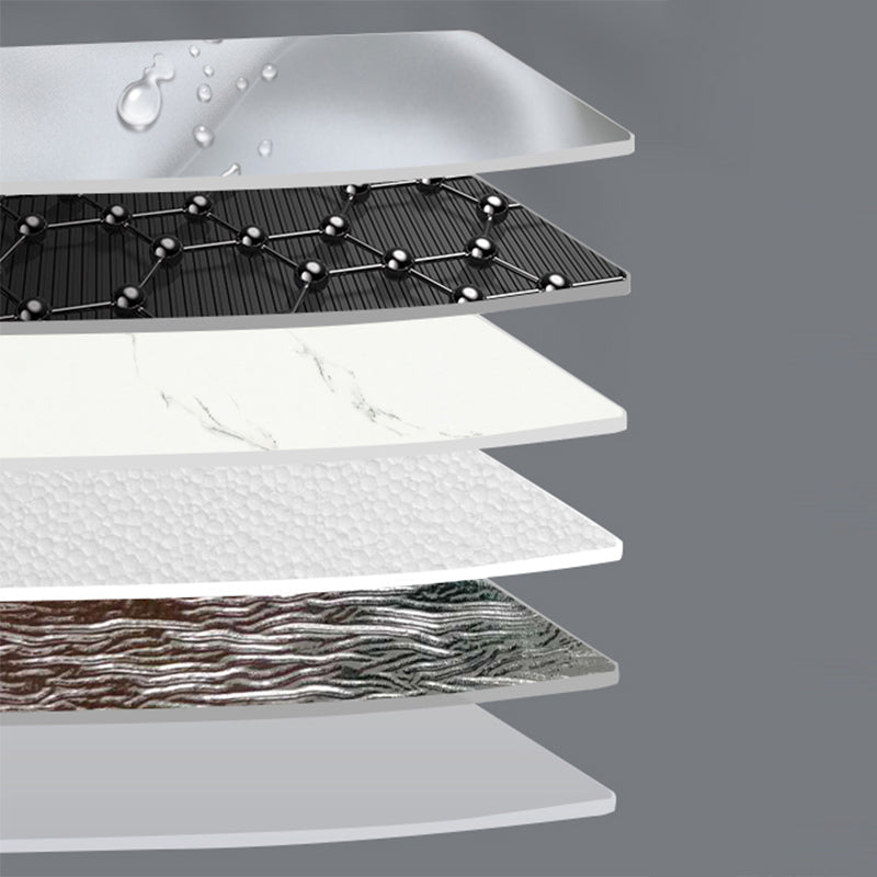 Lisslune | Bathroom single tile marble pattern peel-and-stick tiles backing plate