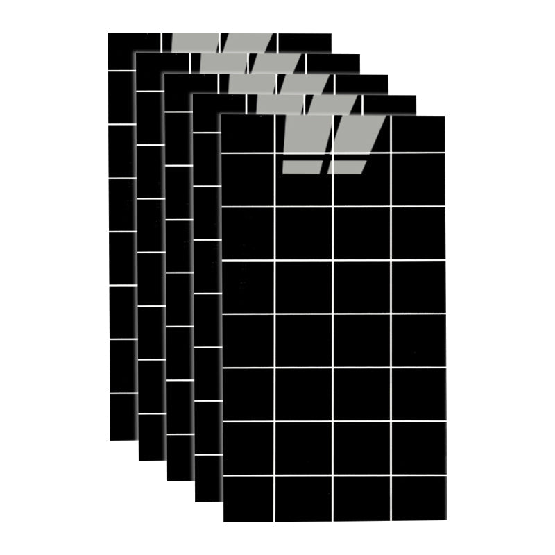 Lisslune | PVC Peel and Stick Tile 12" x 23" Rectangular Grid Waterproof Peel and Stick Tiles 10 Pack