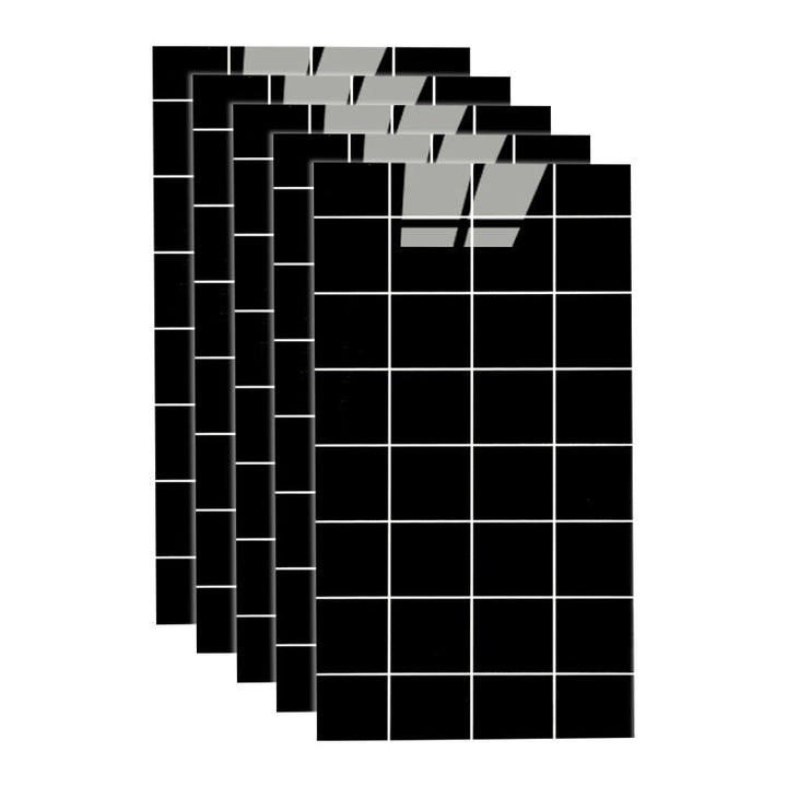 Lisslune | PVC Peel and Stick Tile 12" x 23" Rectangular Grid Waterproof Peel and Stick Tiles 10 Pack