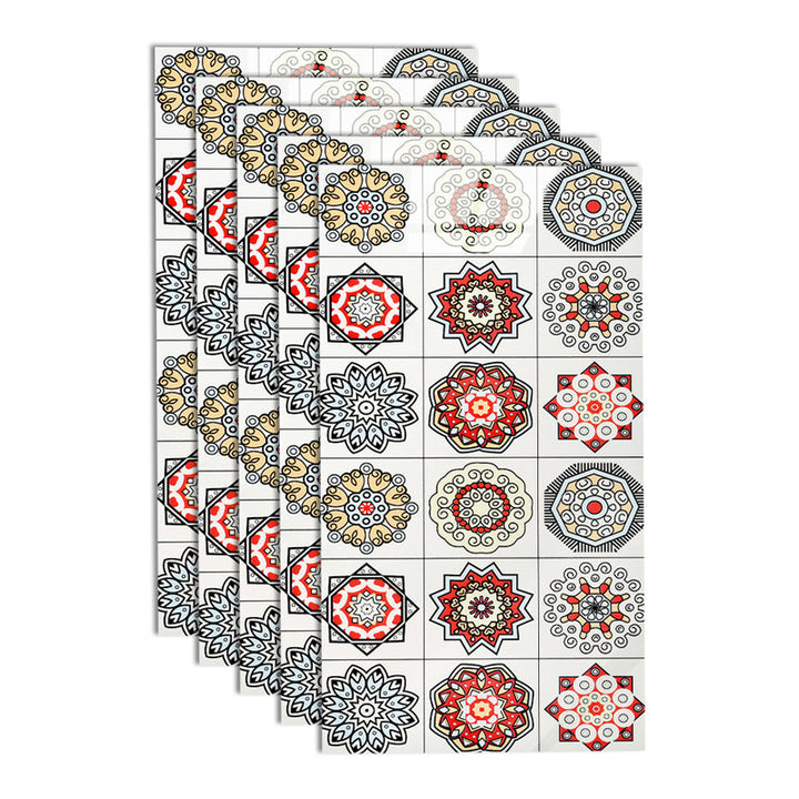 Lisslune | PVC Peel and Stick Tile 12" x 23" Rectangular Grid Waterproof Peel and Stick Tiles 10 Pack