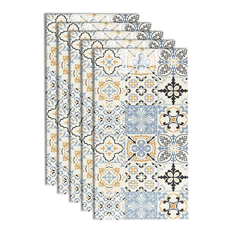 Lisslune | PVC Peel and Stick Tile 12" x 23" Rectangular Grid Waterproof Peel and Stick Tiles 10 Pack