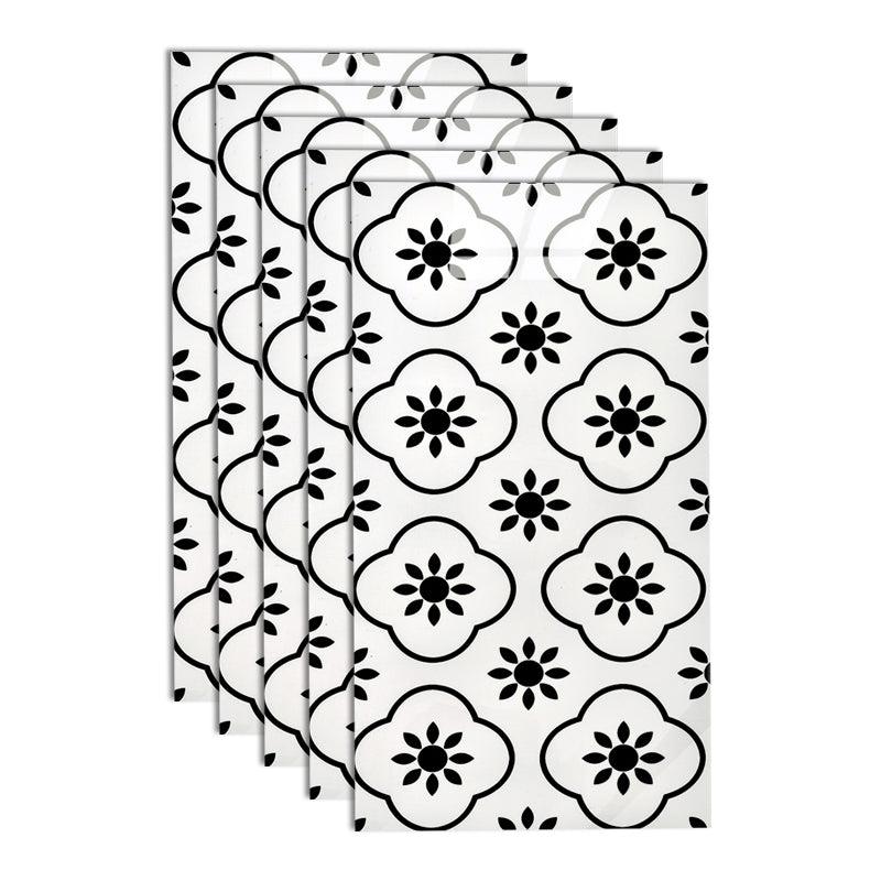 Lisslune | PVC Peel and Stick Tile 12" x 23" Rectangular Grid Waterproof Peel and Stick Tiles 10 Pack
