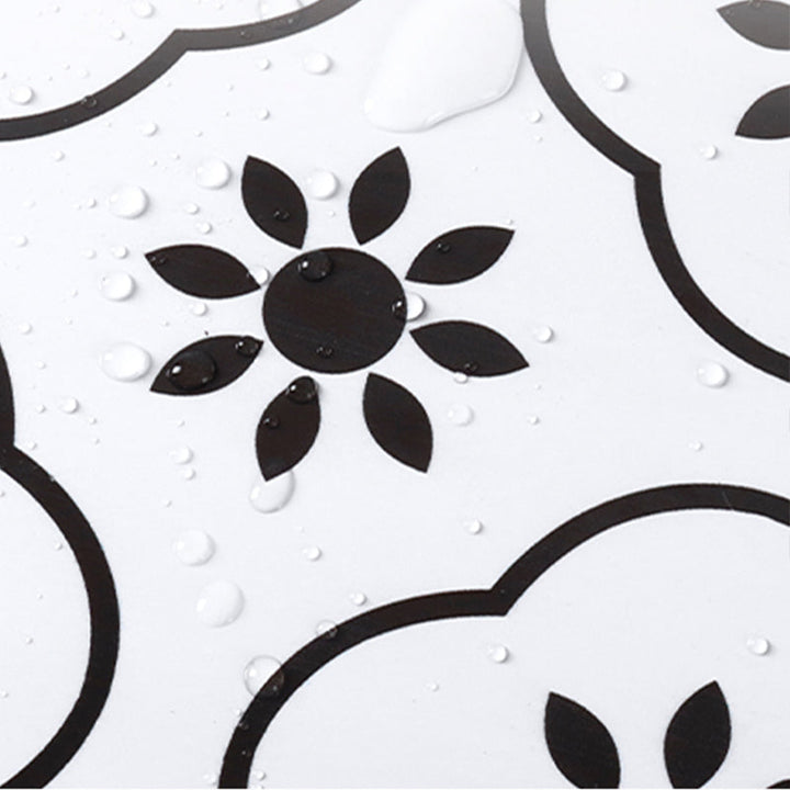 Lisslune | PVC Peel and Stick Tile 12" x 23" Rectangular Grid Waterproof Peel and Stick Tiles 10 Pack