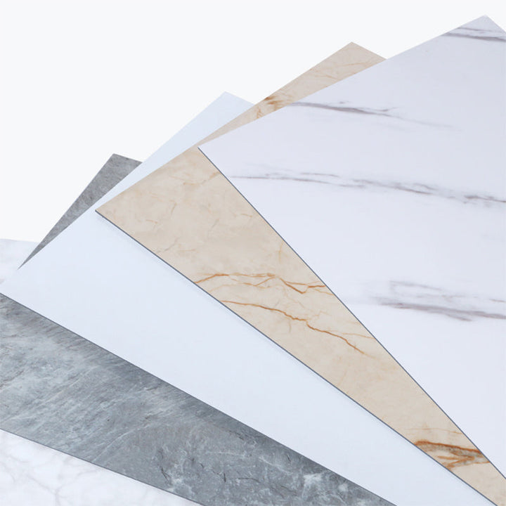 Lisslune | Modern Splash Guard Wallpaper Marble Print Self-Adhesive Splash Guard Tile for Bathroom
