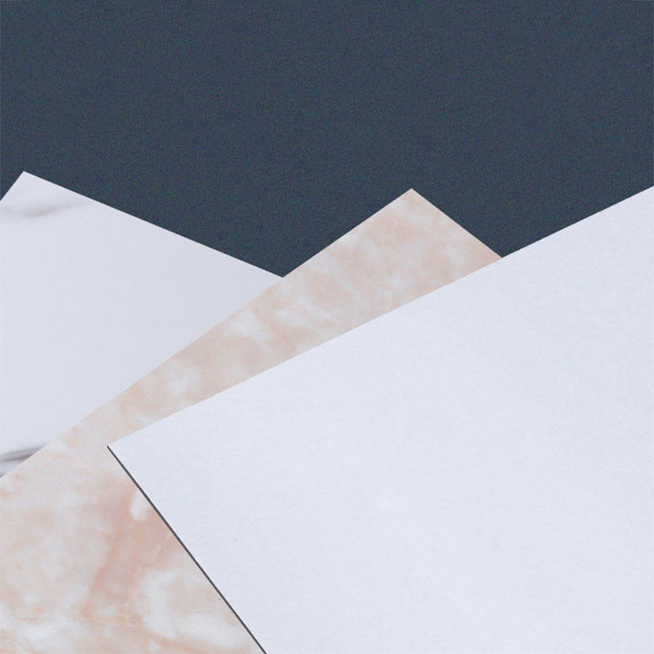 Lisslune | Modern Splash Guard Wallpaper Marble Print Self-Adhesive Splash Guard Tile for Bathroom