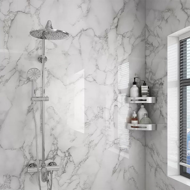 Lisslune | Modern Bathroom Splash Guard Tiles Waterproof Smooth Peel and Stick Wall Tiles