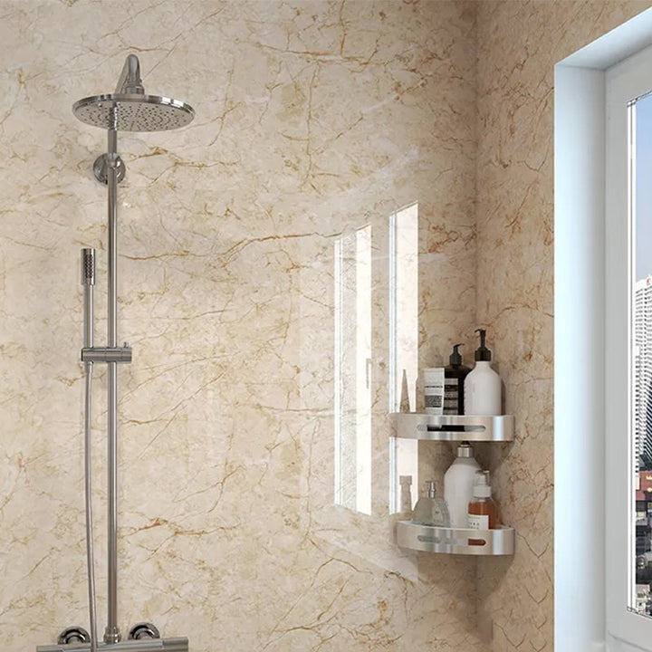 Lisslune | Modern Bathroom Splash Guard Tiles Waterproof Smooth Peel and Stick Wall Tiles