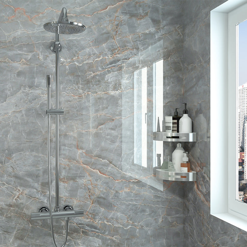 Lisslune | Modern Bathroom Splash Guard Tiles Waterproof Smooth Peel and Stick Wall Tiles