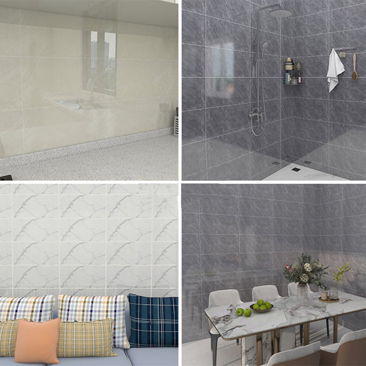Lisslune | Modern Waterproof Back Wall Tile Smooth Peel and Stick Back Wall Tile for the Kitchen