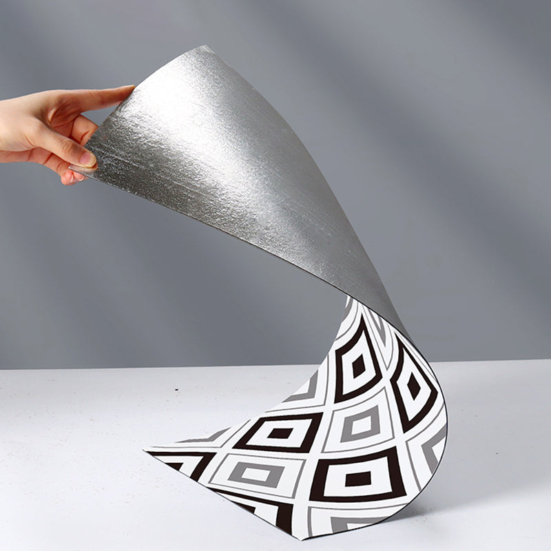Lisslune | Modern Mosaic Tile Arabesque Print Peel and Stick Backsplash Tile for the Kitchen