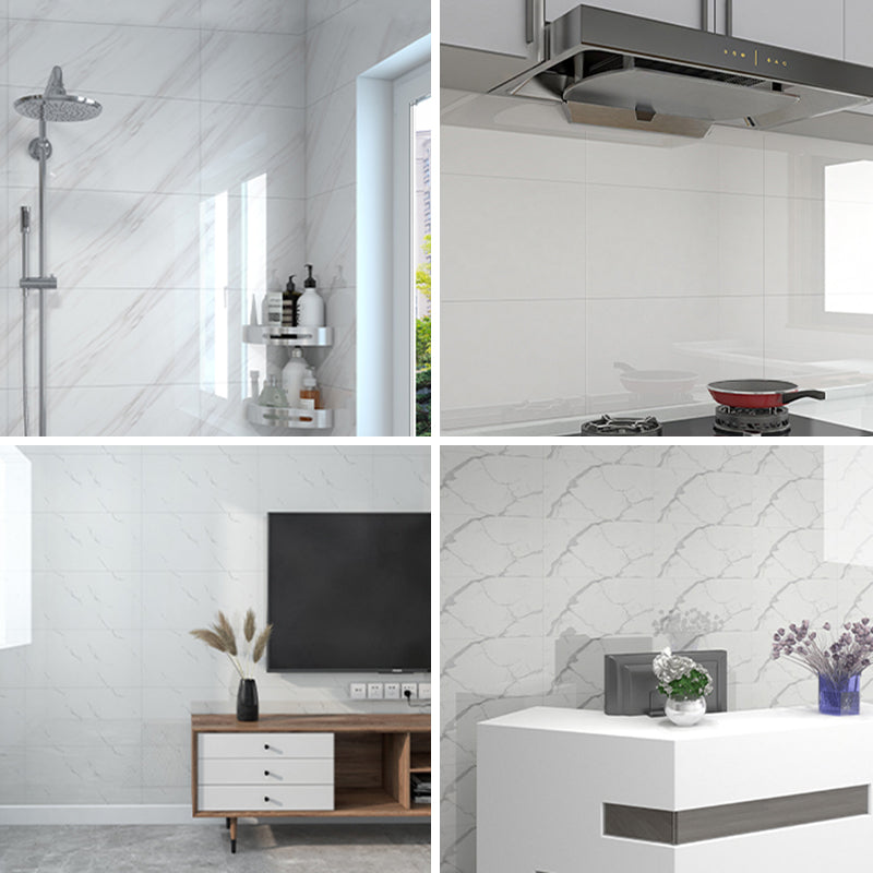 Lisslune | Modern Splash Protection Tiles Smooth Splash Protection Wallpaper for the Kitchen
