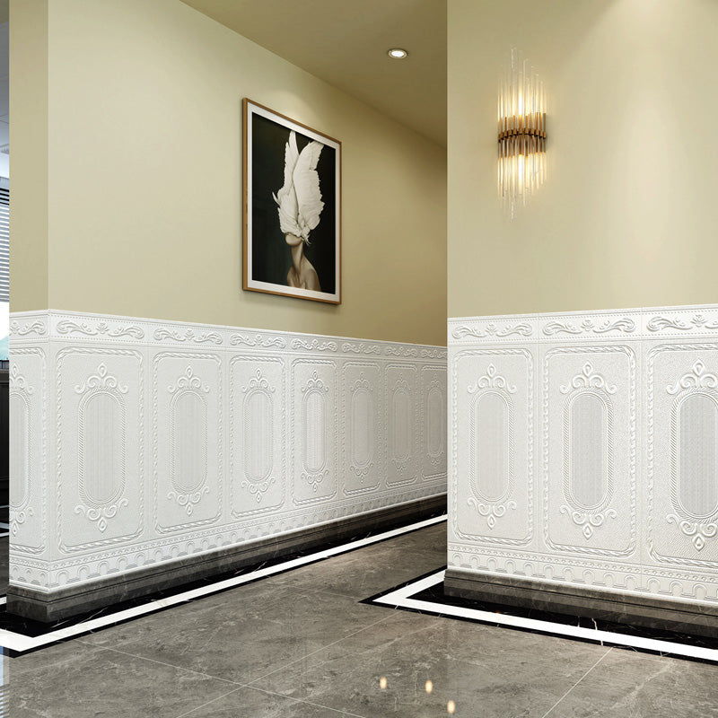 Lisslune | Glam Style Wall Cladding Living Room Peel and Stick 3D Embossed Waterproof Wall Cladding