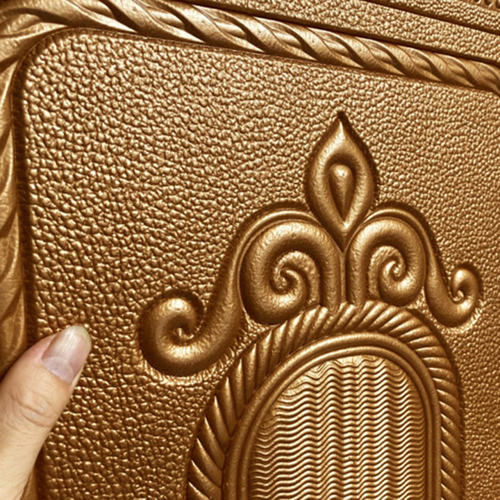 Lisslune | Glam Style Wall Cladding Living Room Peel and Stick 3D Embossed Waterproof Wall Cladding