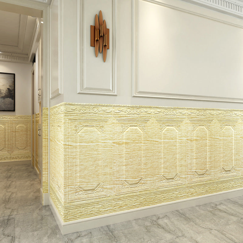 Lisslune | Glam Style Wall Cladding Living Room Peel and Stick 3D Embossed Waterproof Wall Cladding