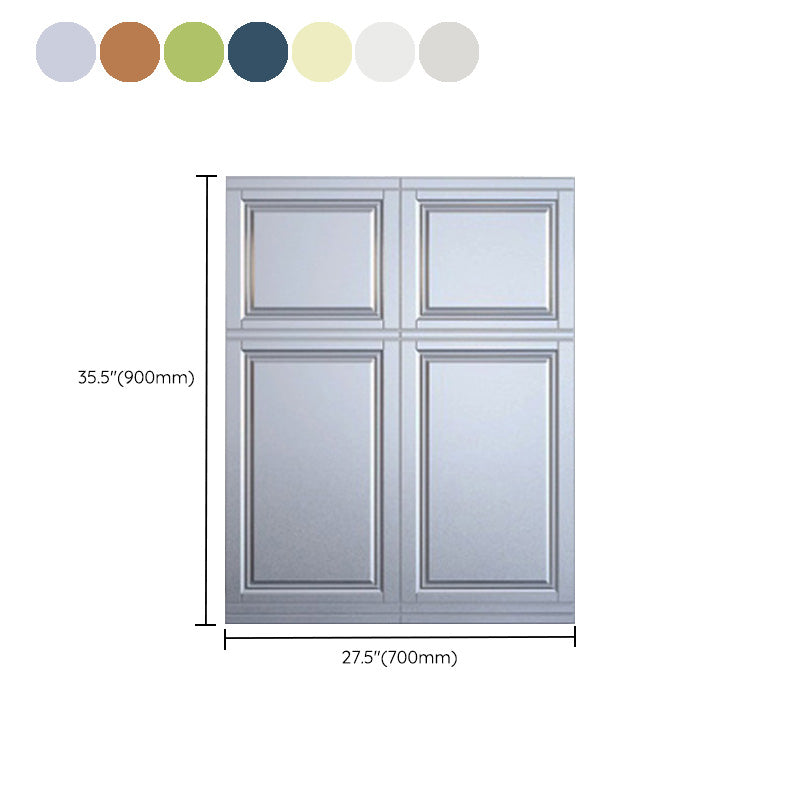 Lisslune | Glam Style Wall Cladding Living Room Peel and Stick 3D Embossed Waterproof Wall Cladding