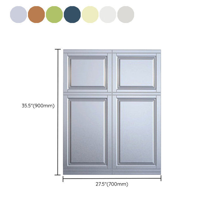Lisslune | Glam Style Wall Cladding Living Room Peel and Stick 3D Embossed Waterproof Wall Cladding