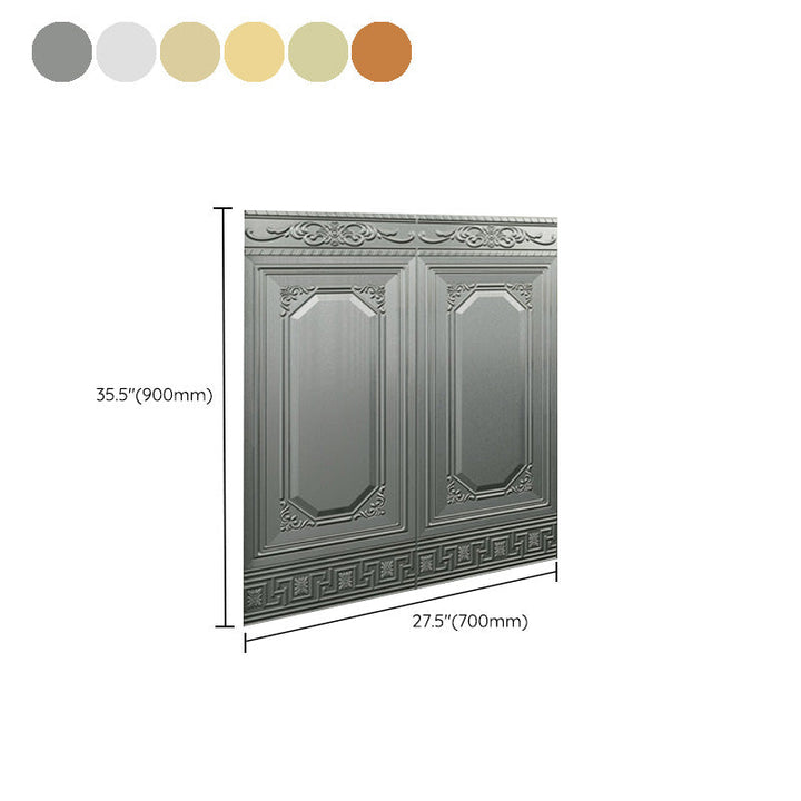 Lisslune | Glam Style Wall Cladding Living Room Peel and Stick 3D Embossed Waterproof Wall Cladding