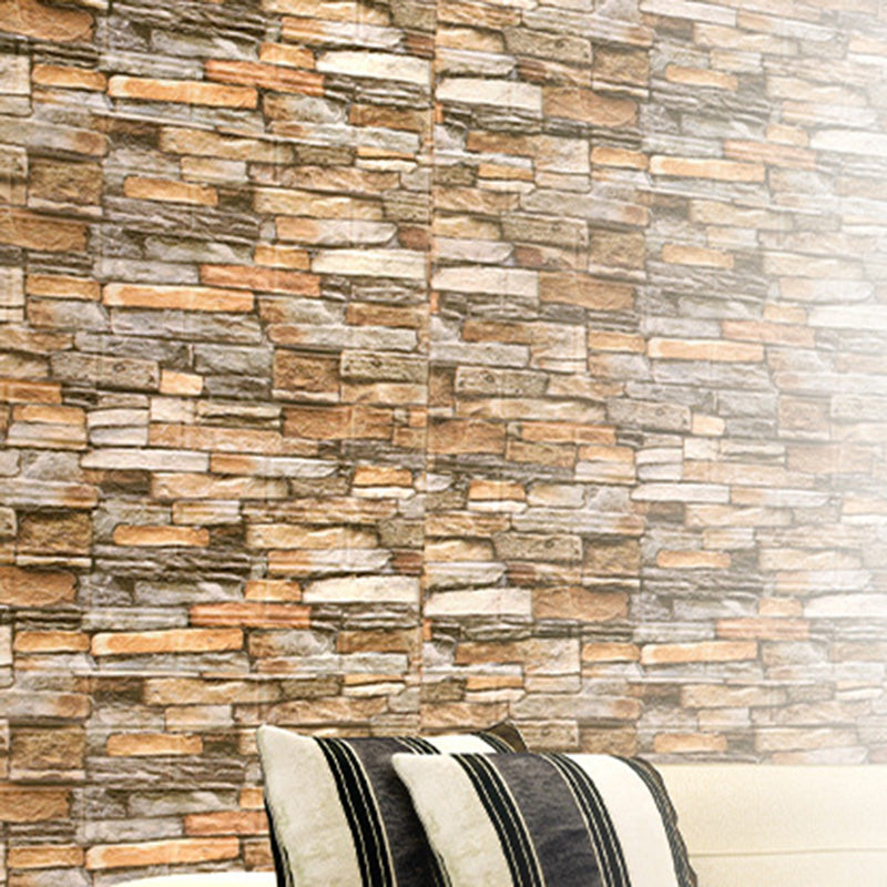 Lisslune | Country House Wall Plank 3D Brick Bathroom Living Room Wall Panels Set of 2