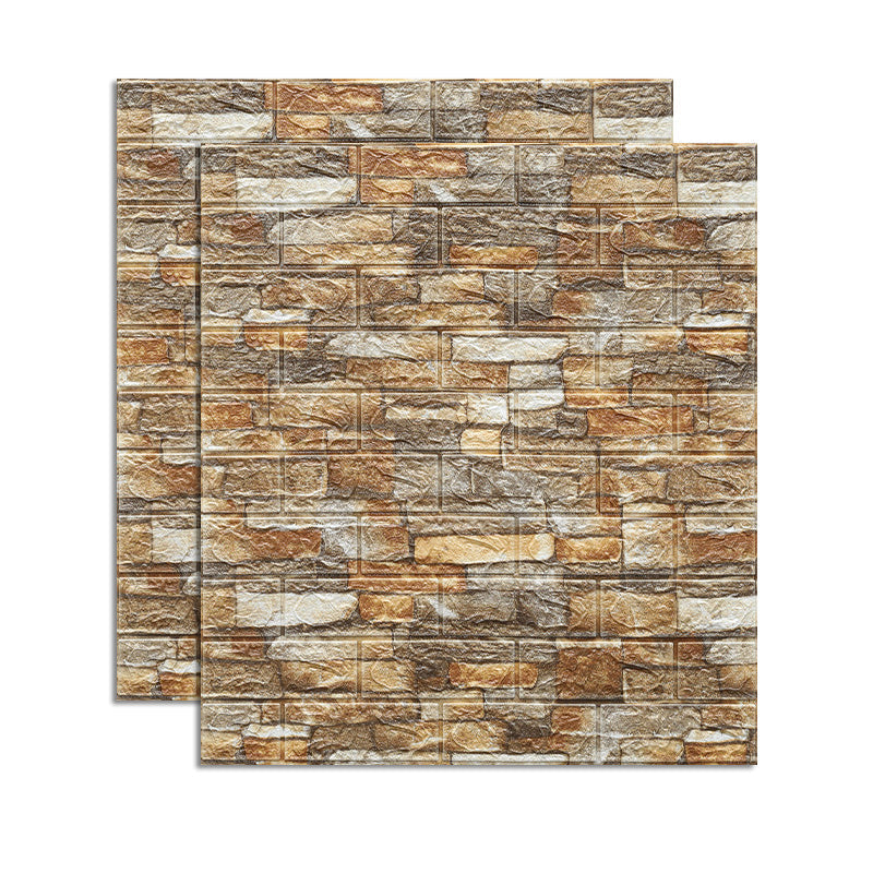 Lisslune | Country House Wall Plank 3D Brick Bathroom Living Room Wall Panels Set of 2