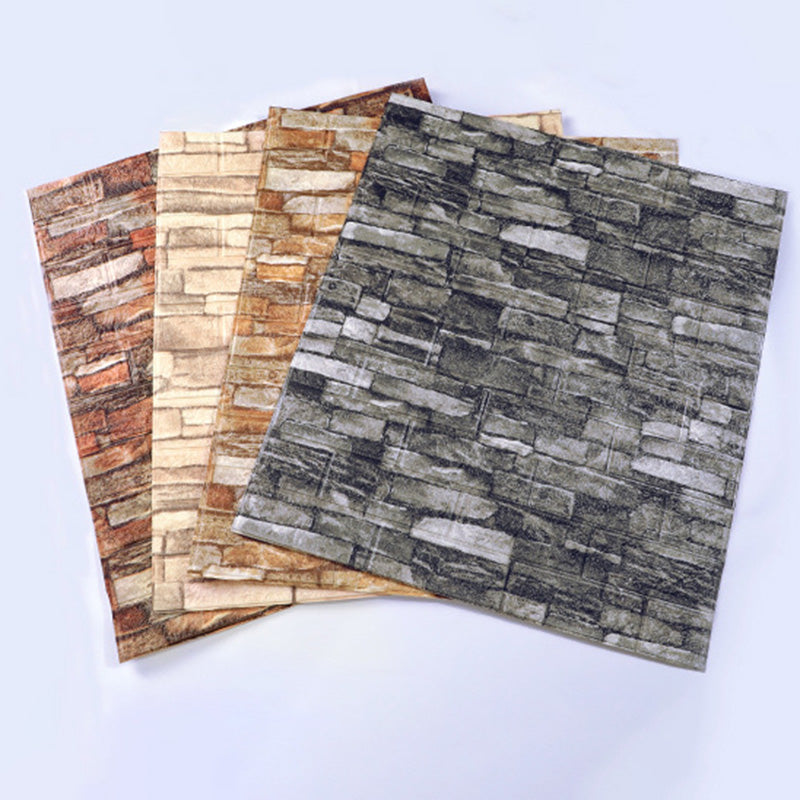 Lisslune | Country House Wall Plank 3D Brick Bathroom Living Room Wall Panels Set of 2