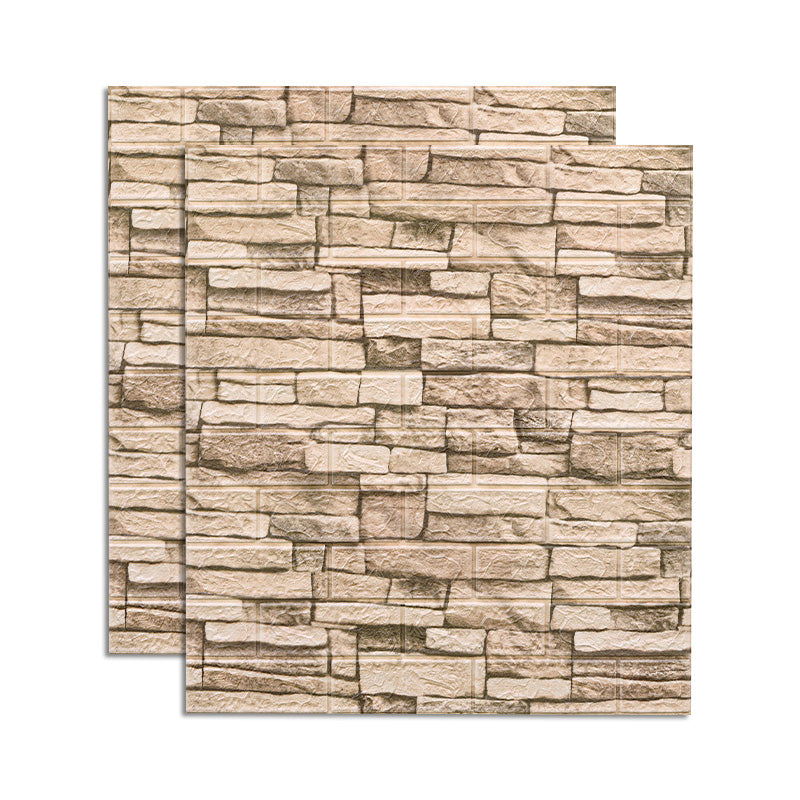 Lisslune | Country House Wall Plank 3D Brick Bathroom Living Room Wall Panels Set of 2